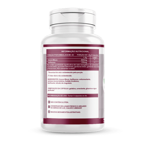 Amora com Isoflavona 120 Caps. 500mg