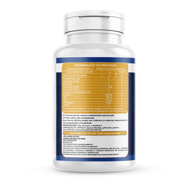Ômega 3 EPA + DHA e Vitamina E
