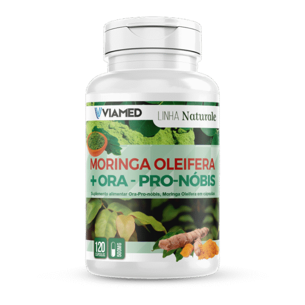 Moringa Oleifera e Ora-Pro-Nóbis 500mg