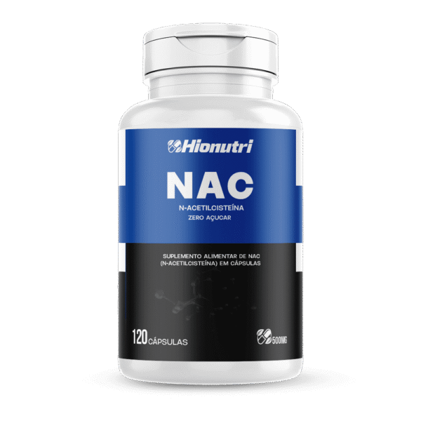 Nac 120 Cápsulas 500mg Hionutri
