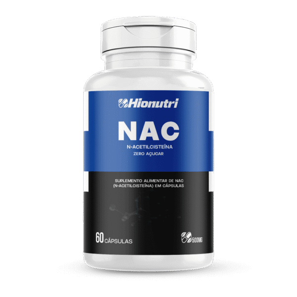 Nac 60 Cápsulas 500mg Hionutri