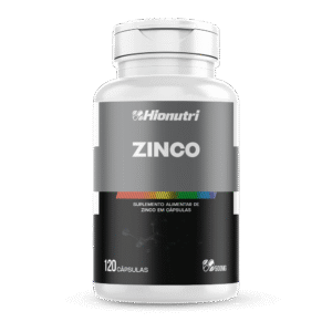 Zinco 120 cápsulas 500mg Hionutri