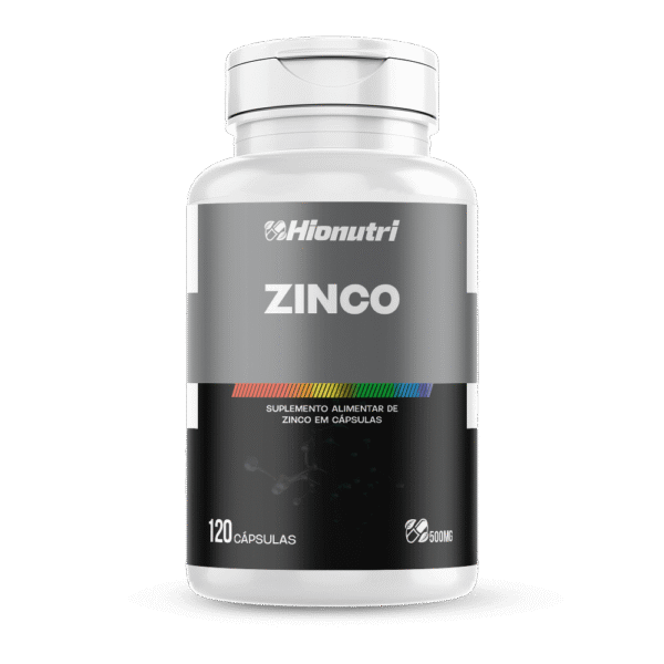 Zinco 120 cápsulas 500mg Hionutri