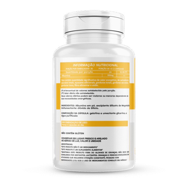 Albumina 60 cápsulas 500mg