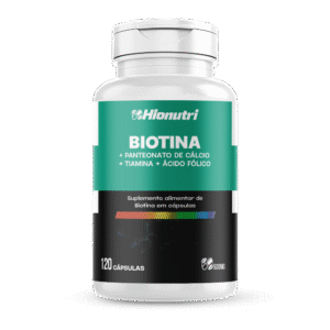 Biotina 120 cápsulas 500mg Hionutri