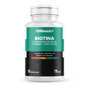 Biotina 60 cápsulas 500mg Hionutri