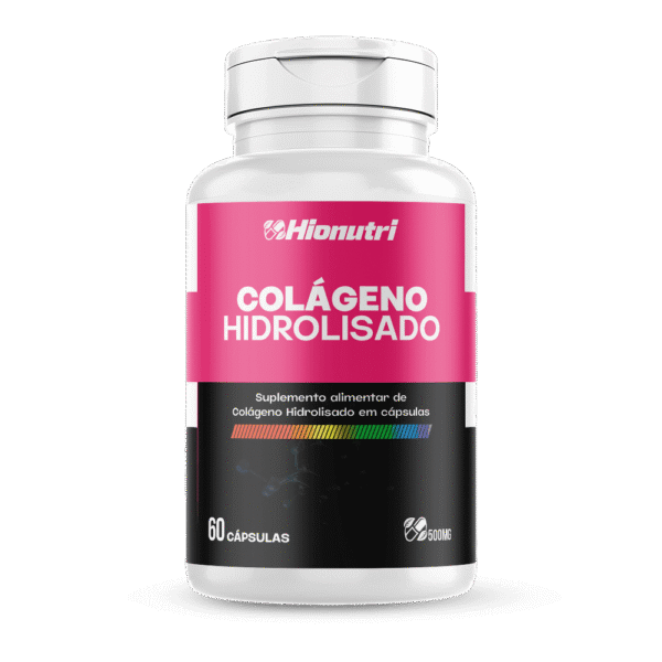 Colágeno Hidrolisado 60 cápsulas 500mg Hionutri