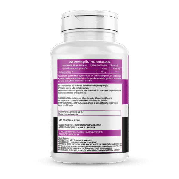 Colageno tipo II 60 Cápsulas 500mg Hionutri