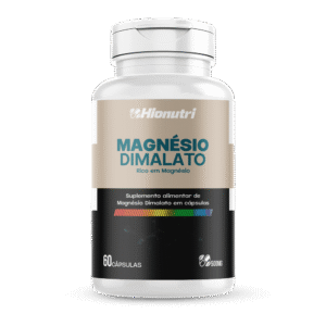 Magnésio Dimalato 60 cápsulas 500mg Hionutri