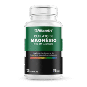 Quelato de Magnésio 120 cápsulas 500mg Hionutri