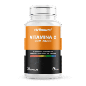 Vitamina C com Zinco 120 500mg Hionutri